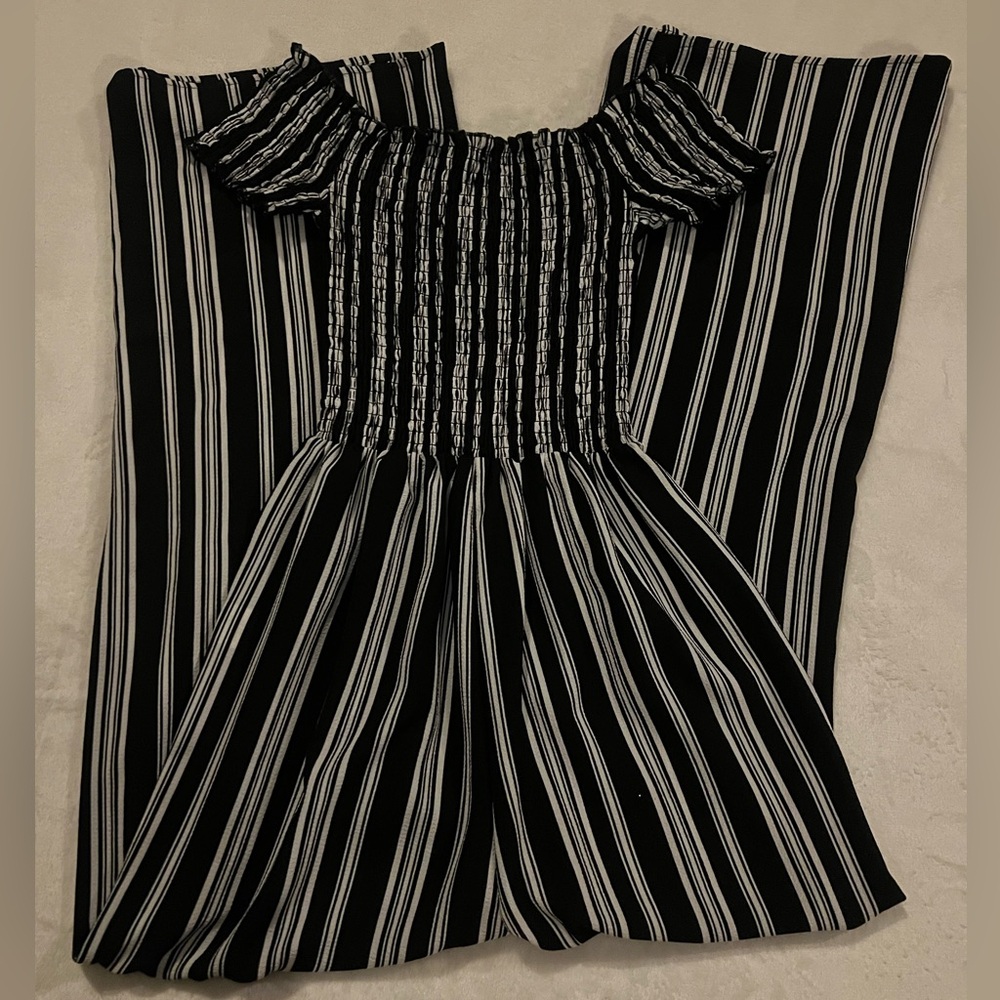 Black and White Romper